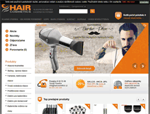 Tablet Screenshot of hair-cosmetics.sk